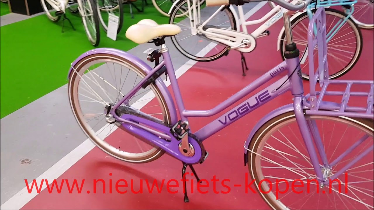 Vogue paris dames transportfiets 28 inch  paars