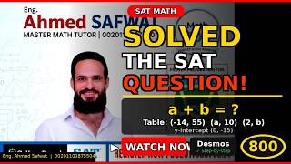 SAT Math March 2026 Hack! 🚀 Solve Linear Equations on Desmos in SECONDS #SAT #MathHacks #Desmos.