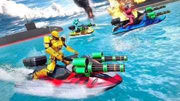 Jet Ski Robot Submarine Robot Transformation Android Gameplay