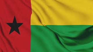 Guinea-Bissau flag waving animation / free 4k stock footage / 3-min loop