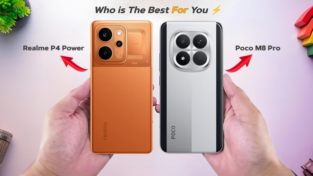Poco P4 Realme P4 Power Vs Poco M8 Pro - Which One is Batter For You ⚡ - YouTube