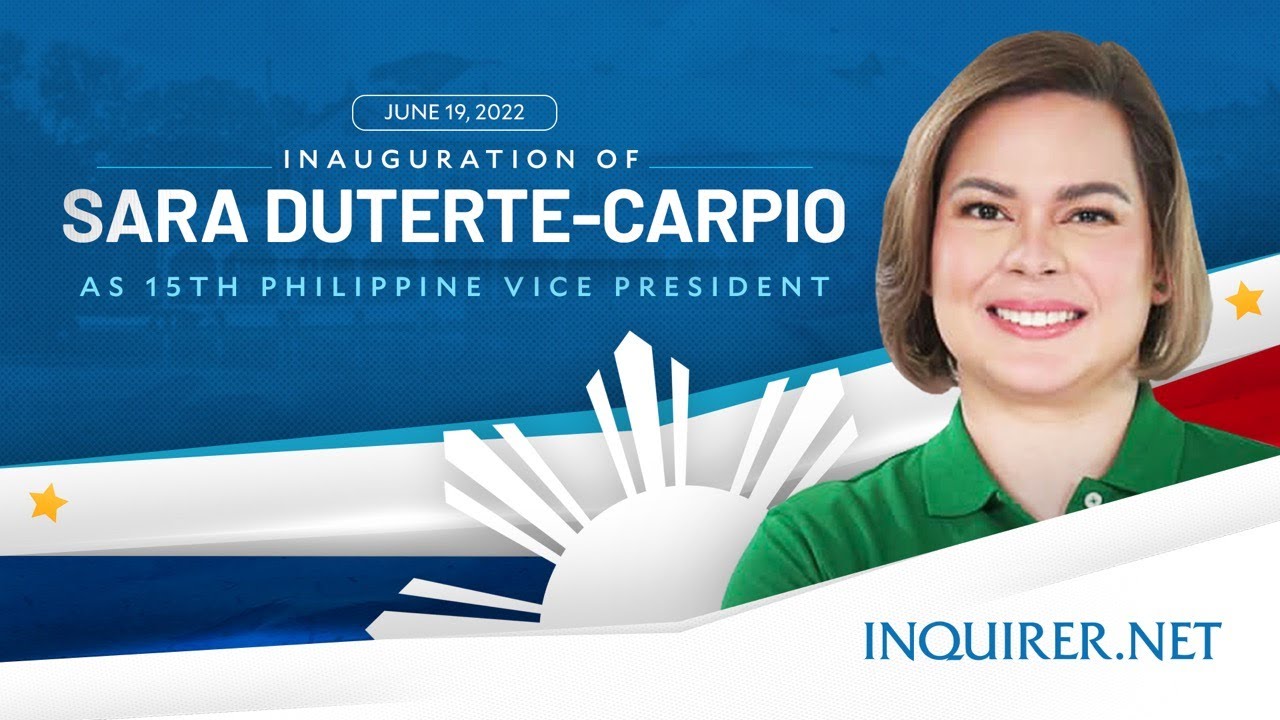 LIVE: Inauguration of Sara Duterte-Carpio as 15th Vice President of the Philippines