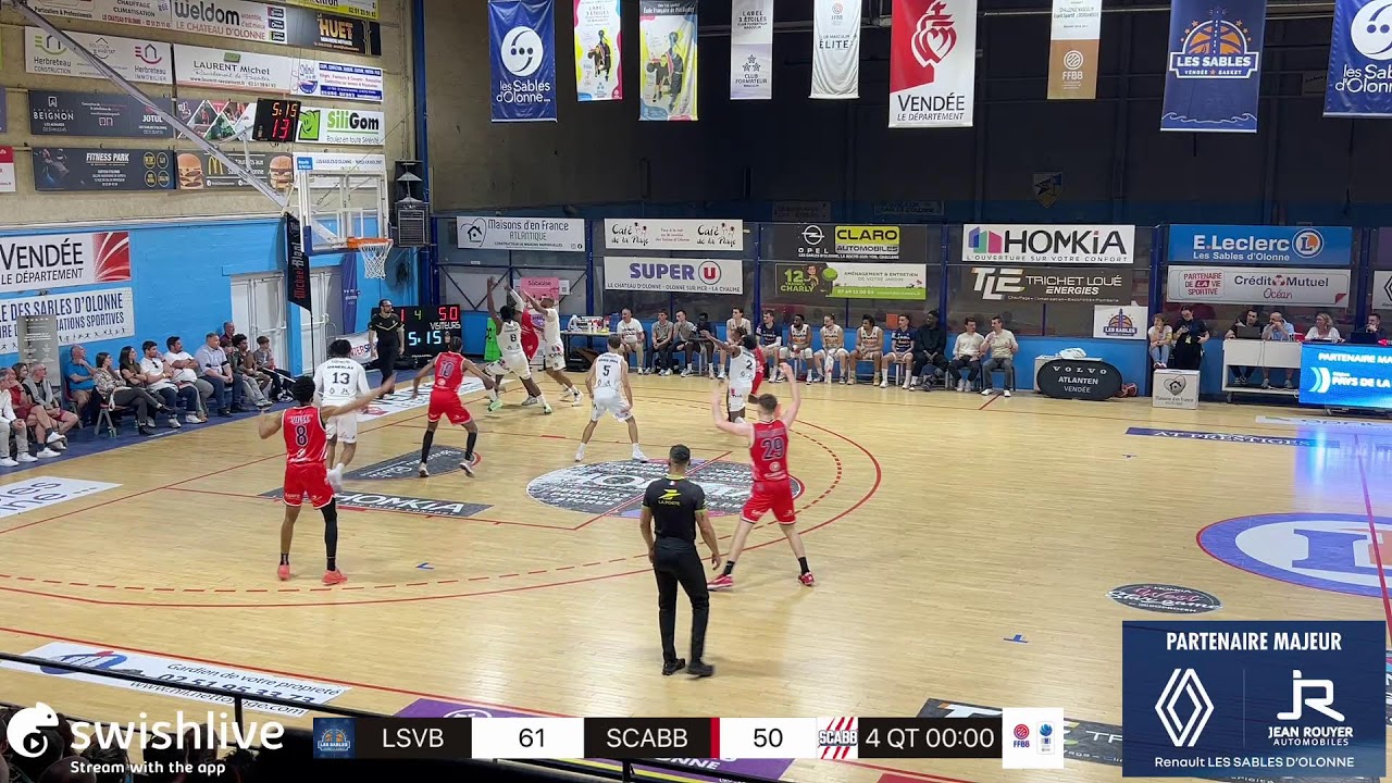 Championnat de france NM1 : 
LSVB VS SCABB