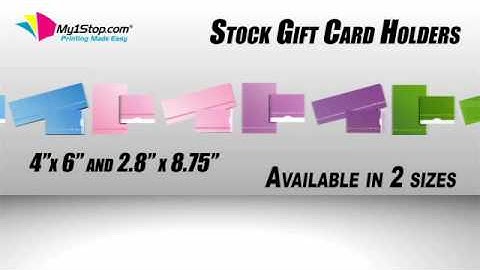 My1stop.com  Gift Card Envelopes, Carriers, Holders, & Sleeves