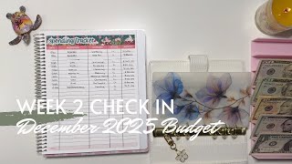 Week 2 Check In | December 2025 Budget | Inconsistent Income | College Student | 26 Year Old