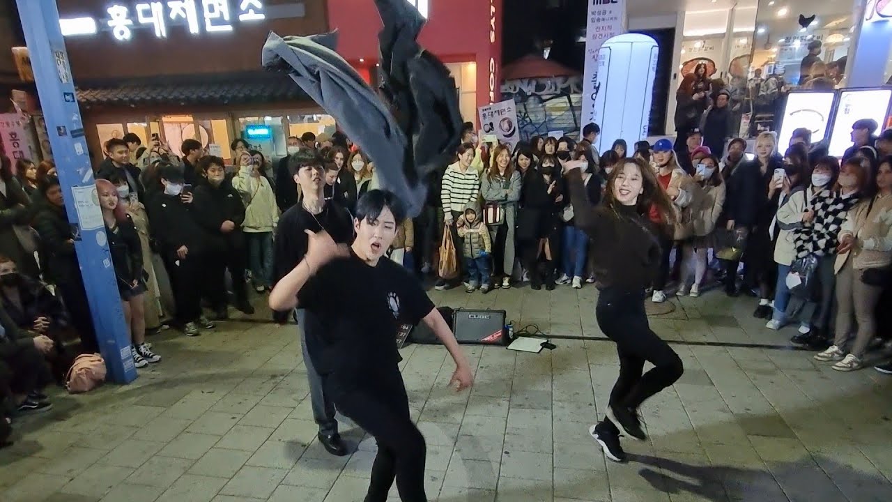 엔네임(Nname)_김효진(Kim Hyojin)&카가와유(Yu Kagawa)&이찬욱(Lee Chanwook)/ 홍대댄스버스킹(Hongdae Dance Busking)