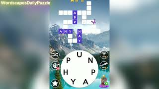 WORDSCAPES Daily Puzzle August 22, 2026