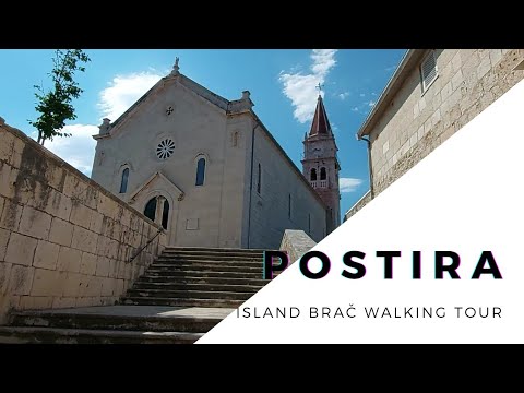 Virtual walking tour of Postira on Brač island