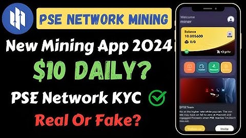 PSE Network Mining app | PSE Network New Update | PSE Network Withdrawal