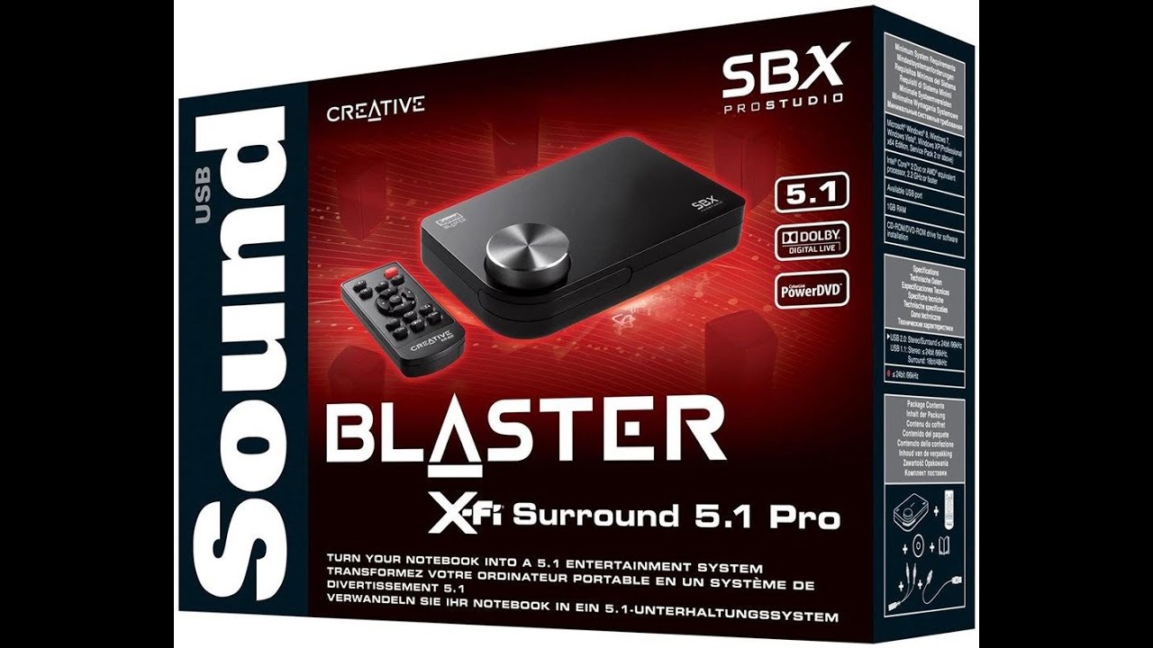 Creative X-Fi Surround Pro 5.1 SBX 17.03.2024