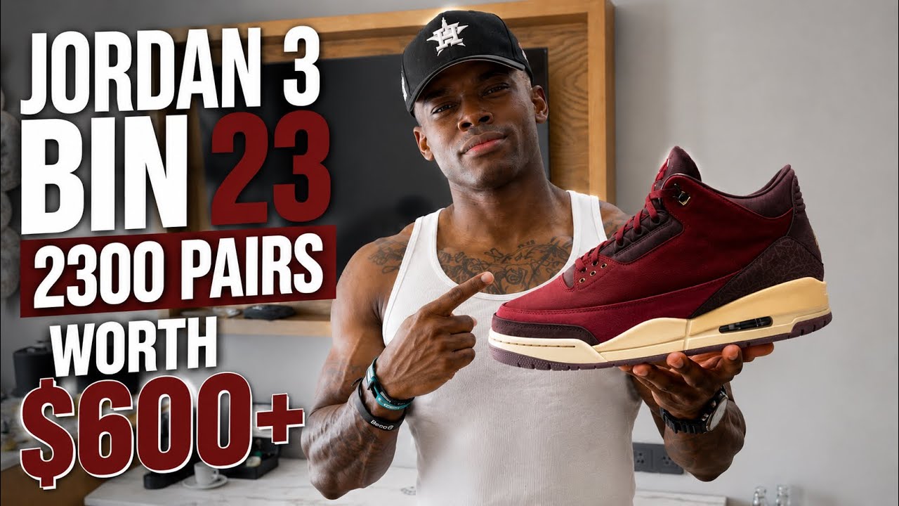 🤯 2,300 PAIRS ONLY! BIN 23 JORDAN 3 ALREADY HITTING $600+! - YouTube