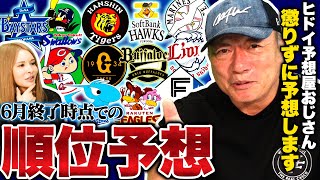 【月間セパ順位予想】阪神がこのまま独走か？波乱を起こすのはズバリ‼︎6月終了時点のセパの順位予想を語る‼︎【プロ野球】