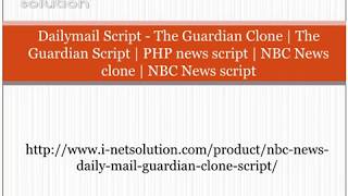 The Guardian Script  PHP news script