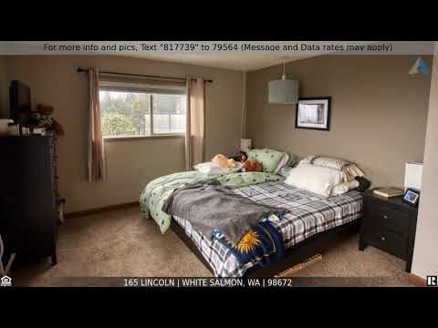 165 LINCOLN, White Salmon, WA home video tour