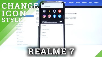 How to Personalize Icons on REALME 7 – Change Icon Shape