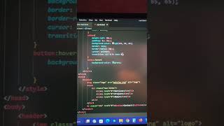 Information Responsive navgation bar using flexbox | CSS tutorial #vscode #shortvideo #coding Update