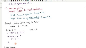 Making Decisions with the P-Value