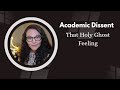 THAT HOLY GHOST FEELING
