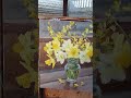Букетик нарциссов. Живопись маслом. #творчество #научитьсярисовать #art