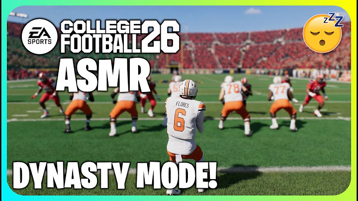 (ASMR) NCAA '26 Dynasty First Look!