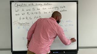 Discrete Mathematics - Lecture 9 - Operations with binary relations