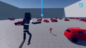 Fun with Ragdolls The game - Road Cross Mini game