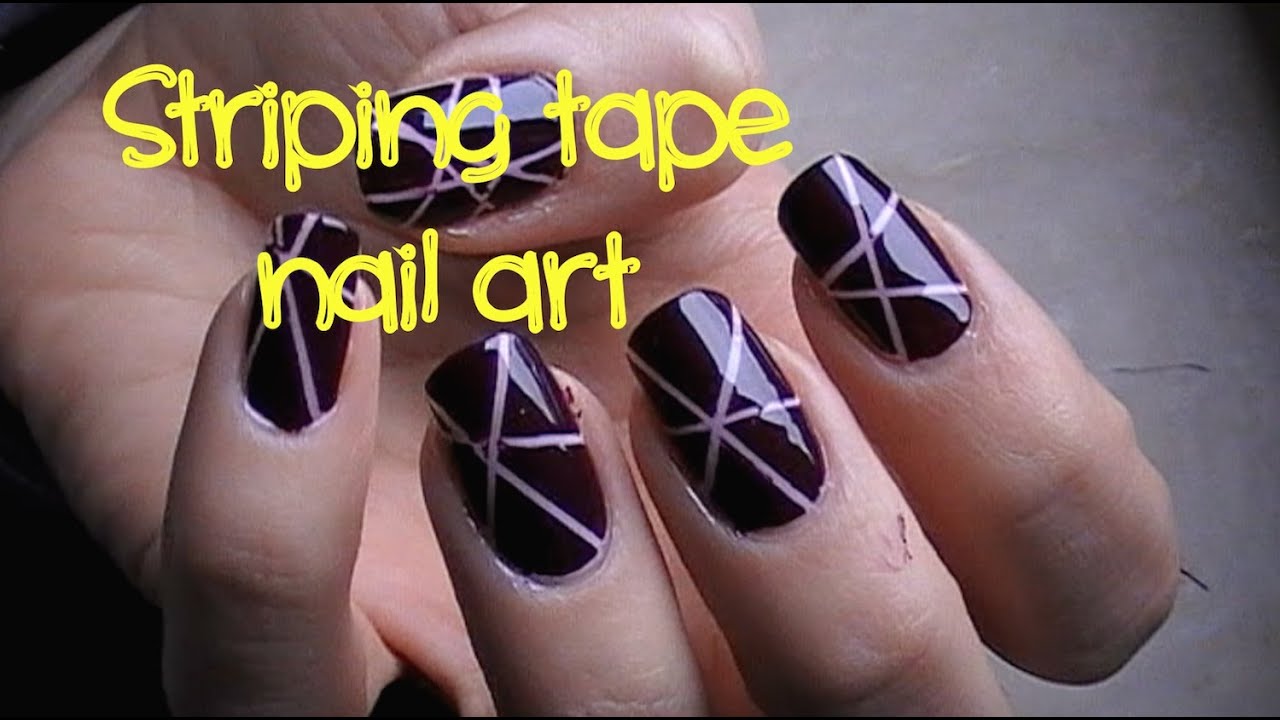 1. Surgical Tape Nail Art Tutorial - wide 9