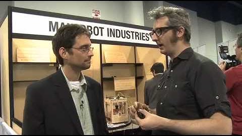 CES 2010 video - Print in 3D with the Makerbot