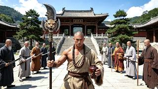 Alcoholic monk is hidden Shaolin grandmaster, defeating all high monks in 1 strike!