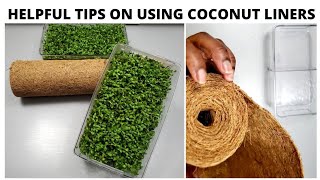 How To Use Natural Coconut Liners As Growing Mediums For Hydroponics and Sprouts