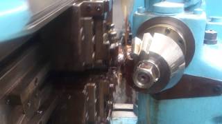 Rough cutting a bevel gear on a Gleason machine