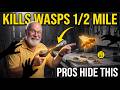KILL ALL Carpenter Bees, Yellowjackets & Wasps For 1/2 Mile! Safe For Honey Bees