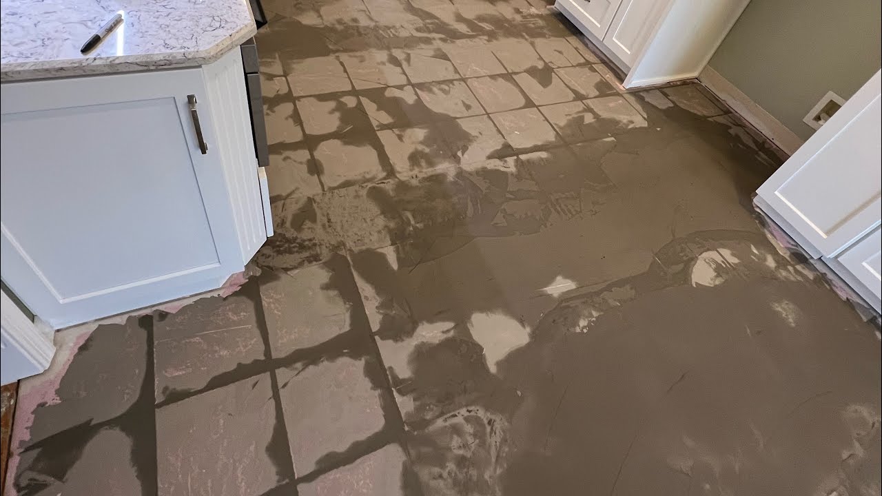 Massive floor prep and coretec tile install, daily grind YouTube