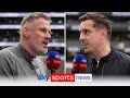 Arsenal should be thanking tottenham  jamie carragher and gary neville on tottenham vs man city