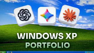 Which AI Codes the Best Windows XP Portfolio? Gemini vs ChatGPT vs Claude
