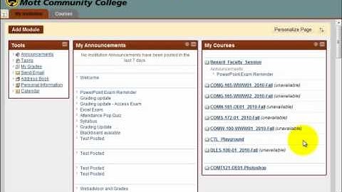 Closing Courses in Blackboard