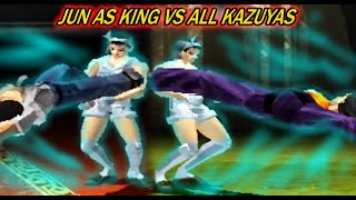[TAS] Jun As King Vs All Kazuyas - Tekken 2 (Requested)