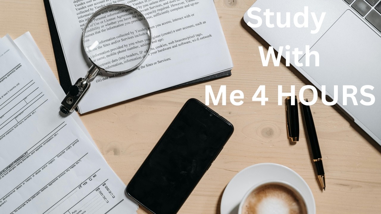 4 Hour Study Timer ⏱️ | No Breaks | Deep Focus - YouTube