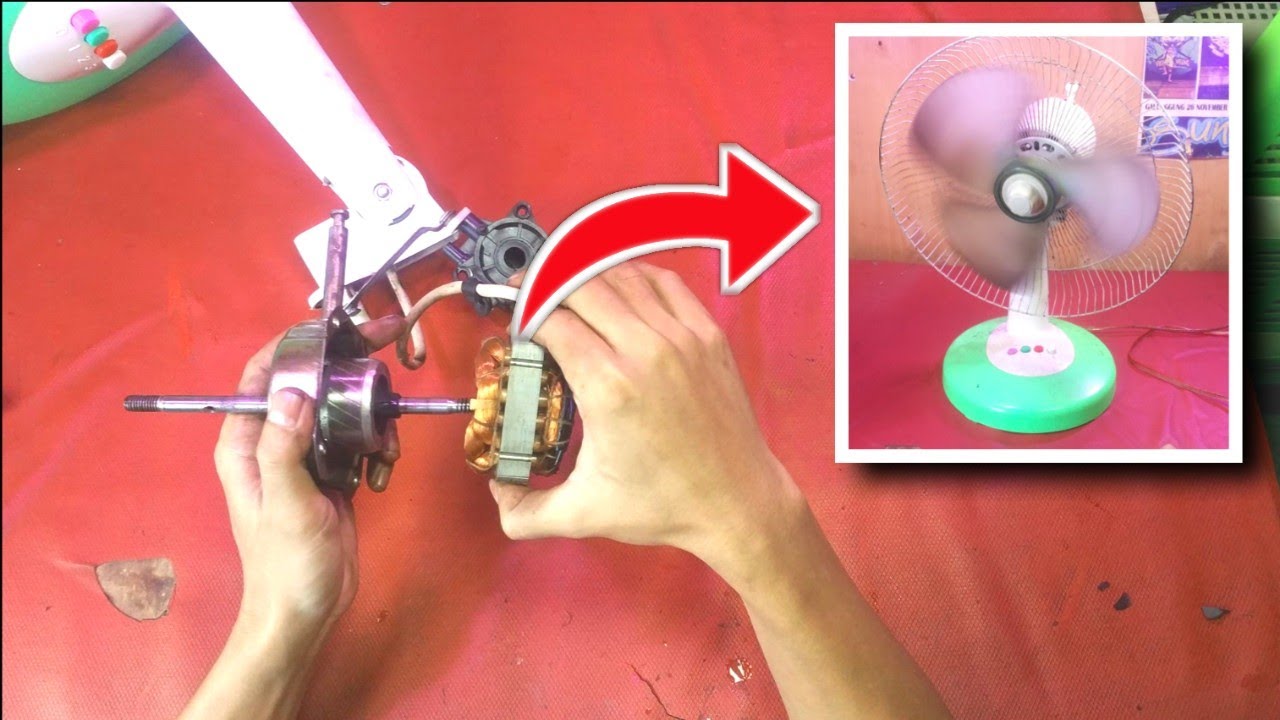 Bagaimana Cara Memperbaiki kipas angin rusak dan berhenti berputar