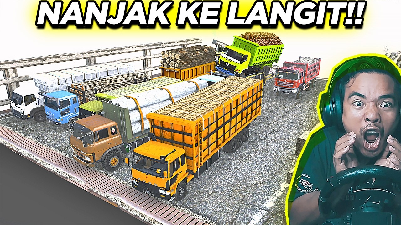 10 Truk Nanjak ke Langit! 🚛🔥 Fuso Paling Nekat?! - MudRunner