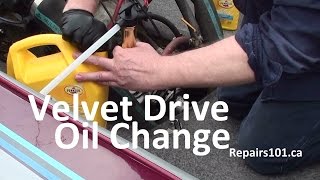 How to Change Transmission Oil in your Malibu Skier's BorgWarner Velvet Drive Marine Gear