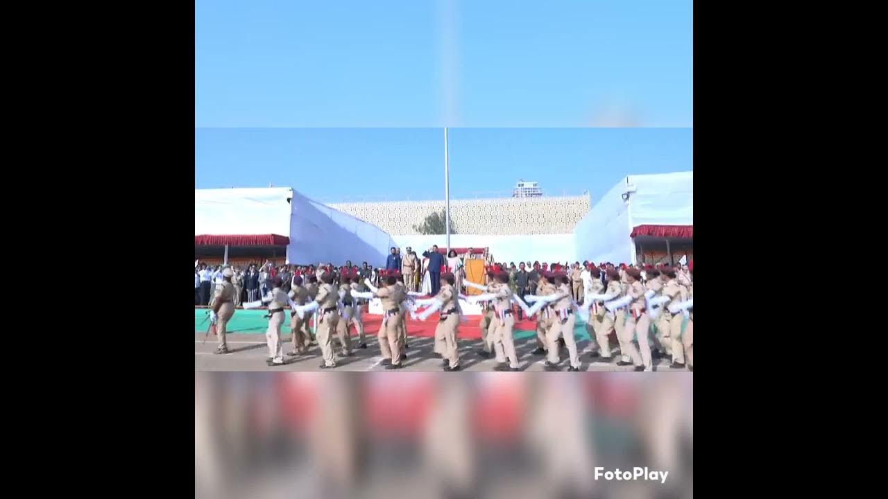 Republic Day Flag Hoisting ceremony at Kasturchand Park, Nagpur. YouTube
