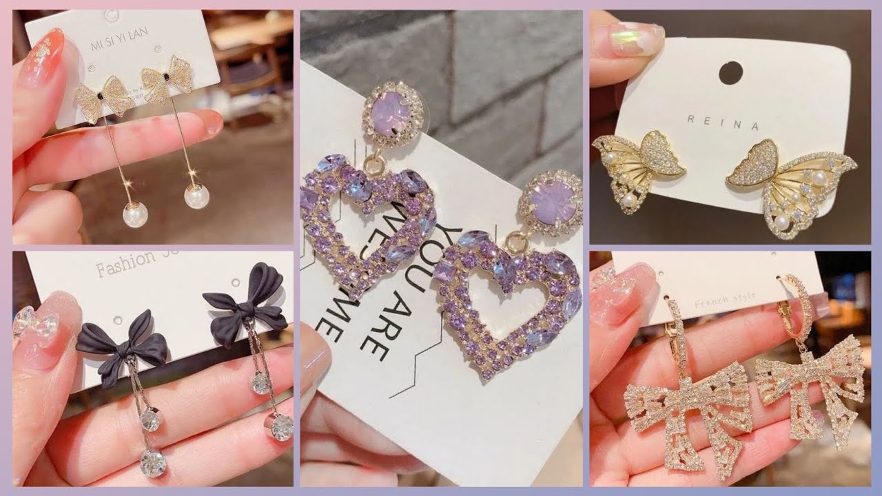 10 Amazing Ideas Of EARNING For GIRLS 🤩 | LATEST Earring DESIGN for GiFt | New  Earrings Collection