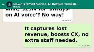Newo's $25M Series A: Ratmir Timashev's Bet on Operational AI for Main Street