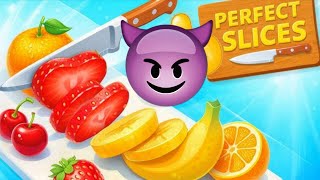 Live Stream 🔴 Perfect Slices Game - Fruit Cutting Game | #perfectslice #short #shorts Day #402 screenshot 1