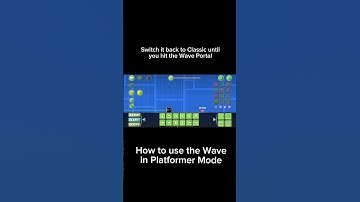 How to get the Wave in Platformer Mode #geometrydash