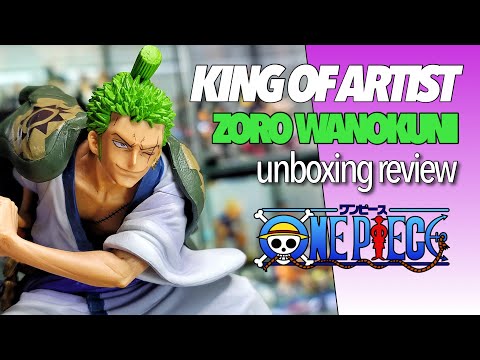 KING OF ARTIST RORONOA ZORO WANOKUNI - ANIME TOY UNBOXING REVIEW