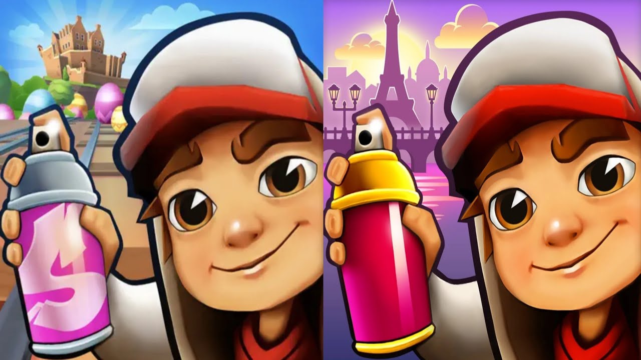 Subway Surfers : Edinburgh 2025 🆚 Paris Valentines 2021 Map Comparison 