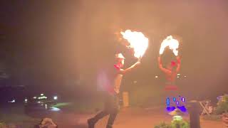 fire machetes choreography from seascape resort 2019