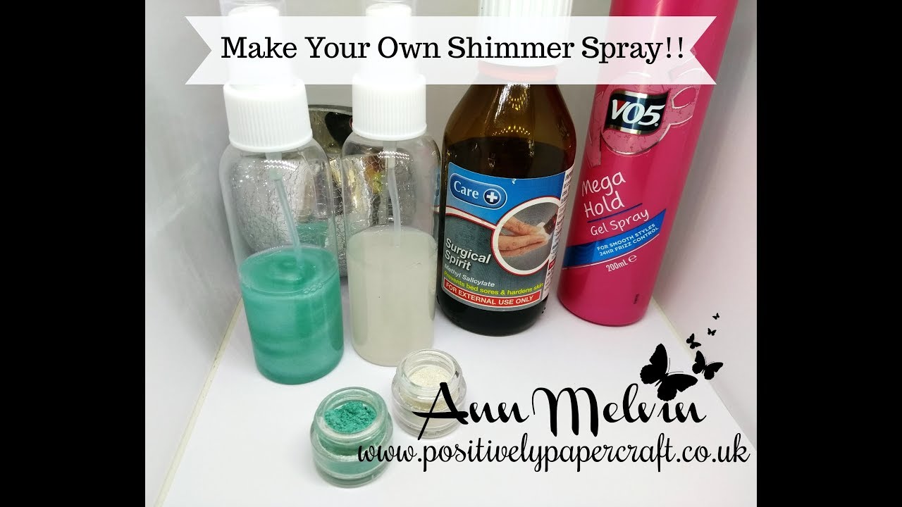 Make Your Own Shimmer Spray!! EASY 
